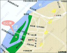 南京长江隧道示意图